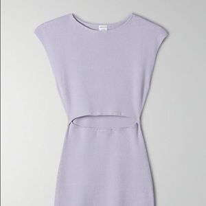 Fun Aritzia lilac-colored cut-out dress in Small - worn once